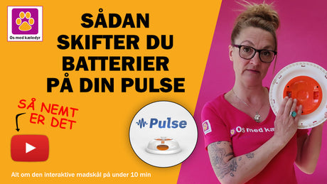 Sådan Skifter Du Batteri på Din Pulse Madskål