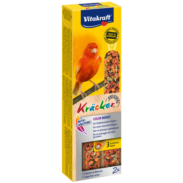 Billede af Vitakraft Kräcker® lækre frøstænger til kanarie - Color boost