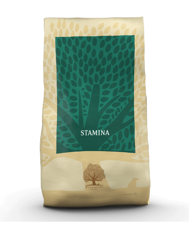 12,5kg Essential Stamina, kornfrit hundefoder til jagthunde eller undervægtige hunde