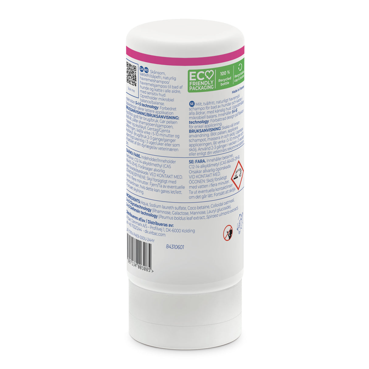 Allerderm Oat Sensitiv Hud Shampoo 250 ml