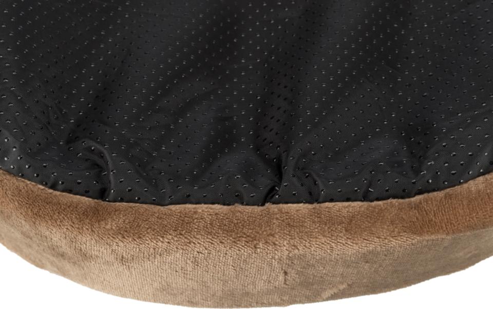 Hundeseng "Cosma" flot brun og oval seng