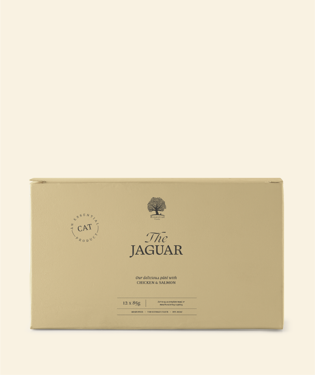 Vådfoder til katte, The Jaguar fra Essential, kornfrit med 85% kød