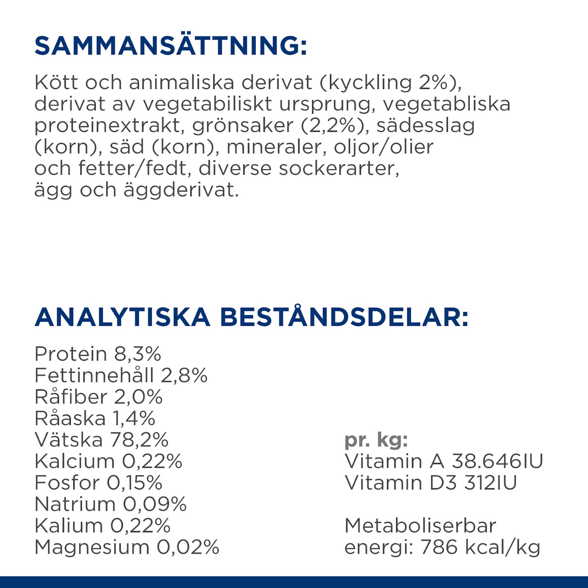 Hill's Prescription Diet Metabolic Stew kattefoder med kylling & grøntsager 82g dåse