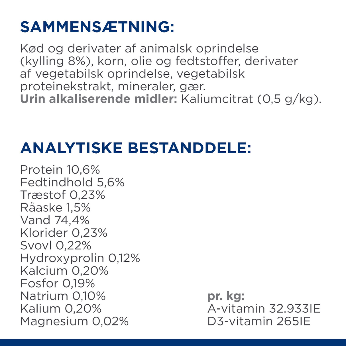 Hill's PRESCRIPTION DIET c/d Multicare Urinary Care kattefoder med kylling - 156g