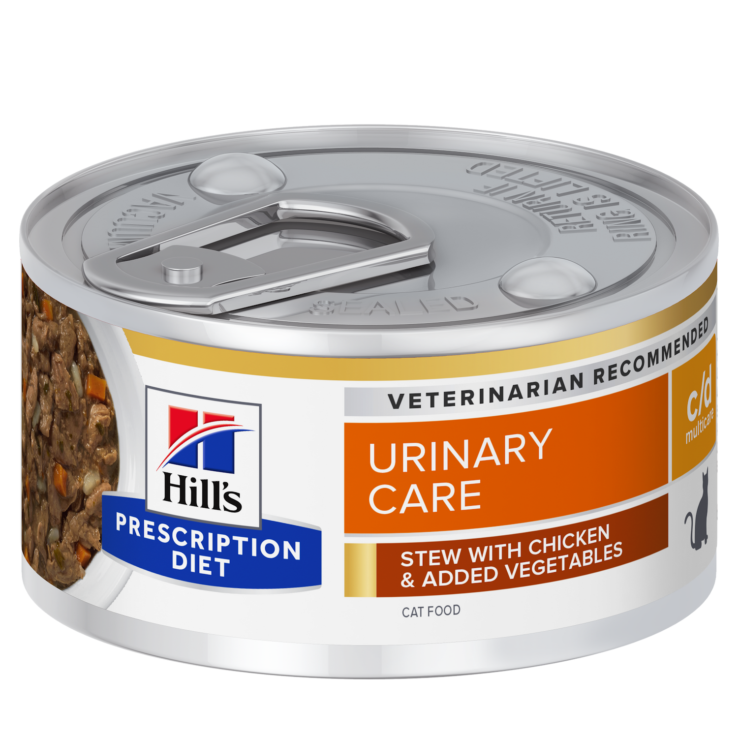 Hill’s Prescription Diet c/d Multicare Urinary Care Stew kattefoder med kylling & grøntsager
