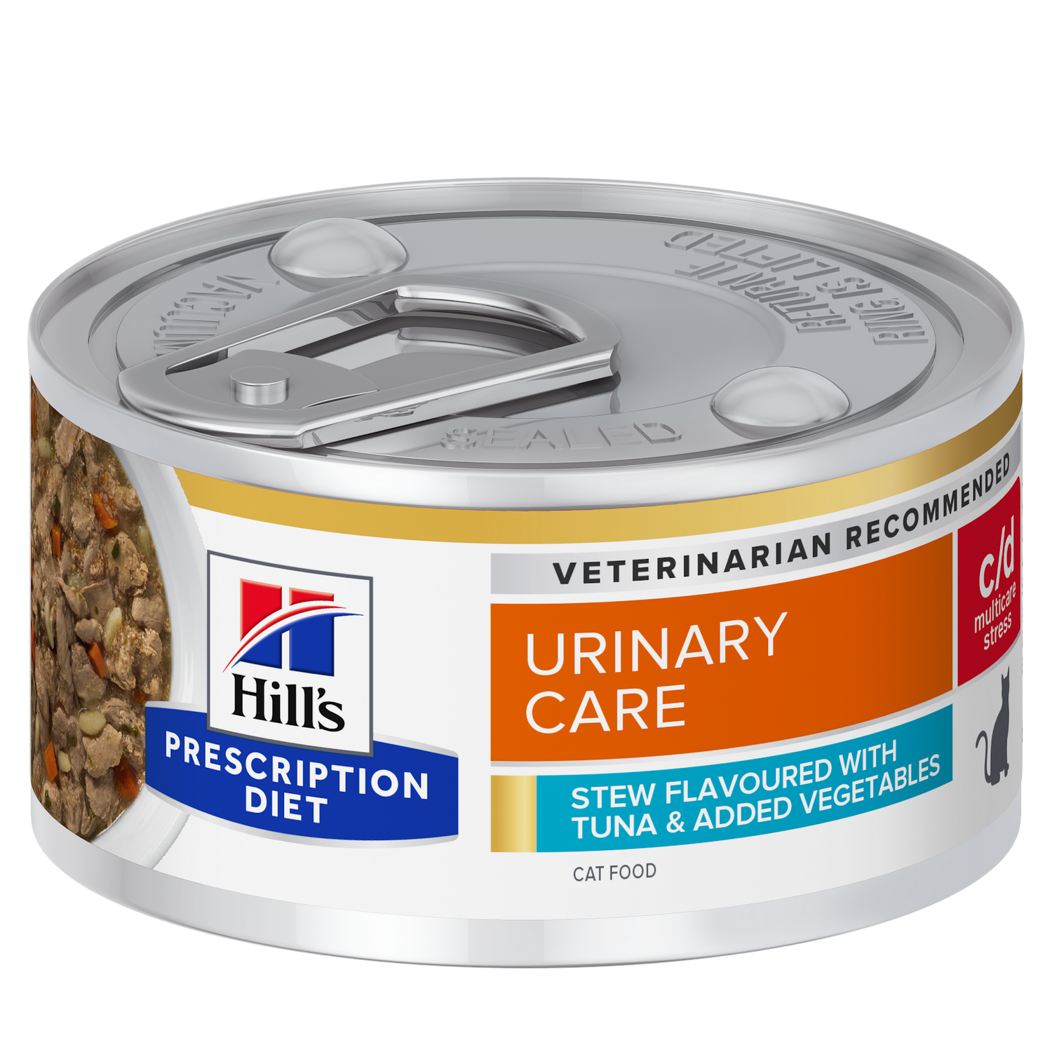 Hill's Prescription Diet c/d Multicare Stress Stew Tun - Urinvejsfoder til katte
