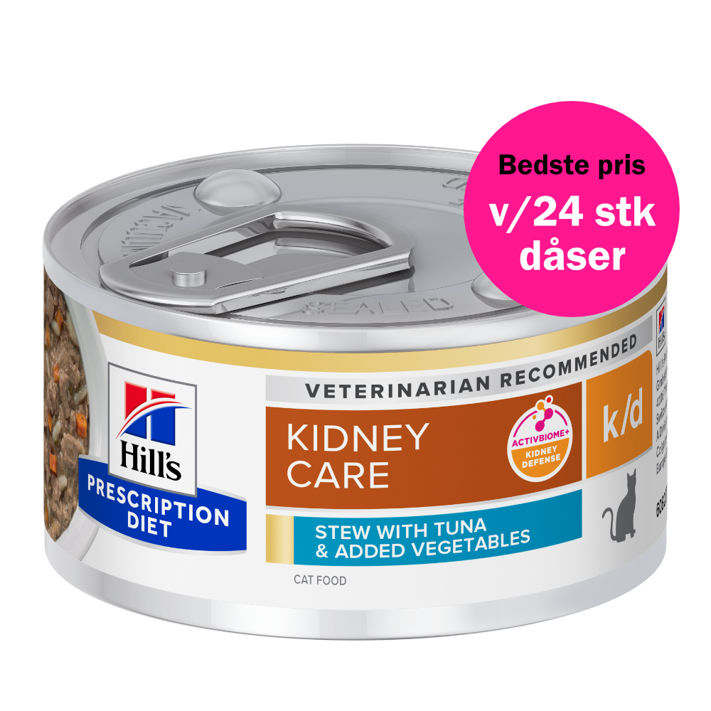 Hill's Prescription Diet k/d Stew til katte med tun og tilsatte grøntsager