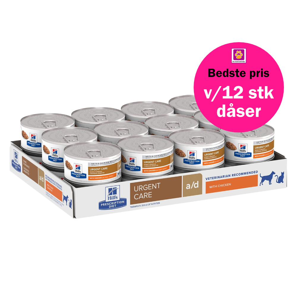 608305 - Hills PRESCRIPTION DIET a/d Restorative Care vådfoder - dåsemad til hunde og katte i svækket tilstand 12x200gram