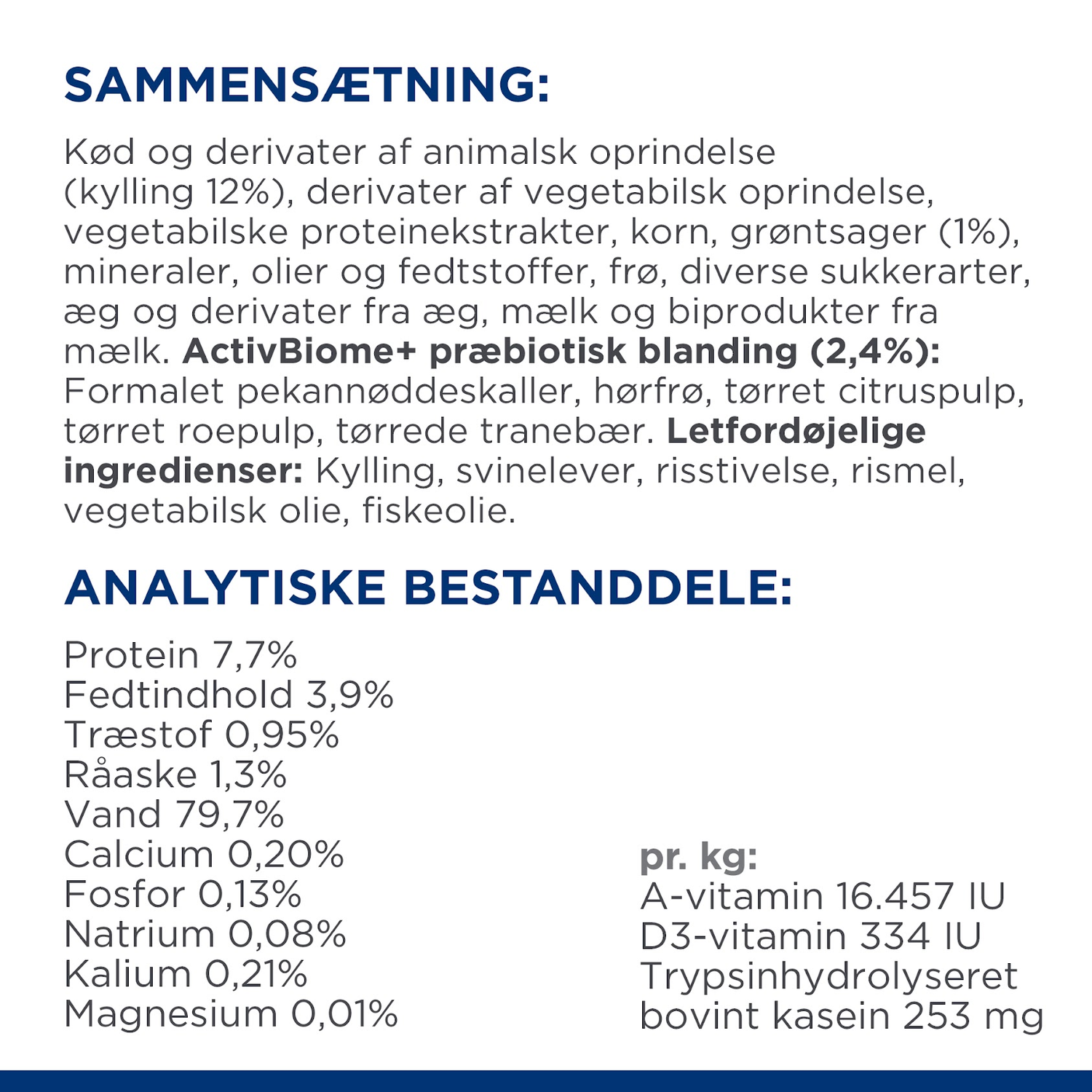 Hill's Prescription Diet Gastrointestinal Biome Stress Stew til katte med kylling og tilsatte grøntsager