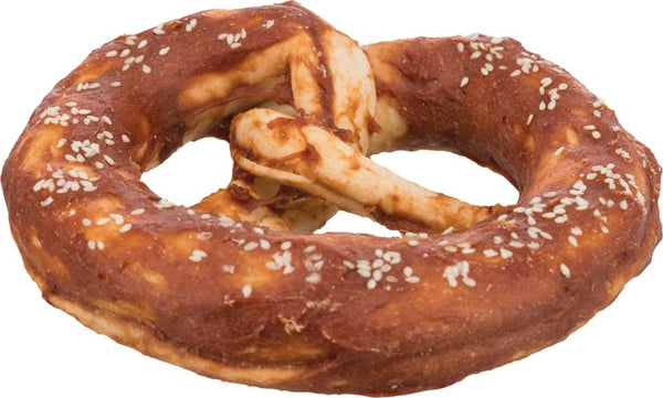 Naturligt Kødben,  Pretzel med andesvøb (oksehud indeni)