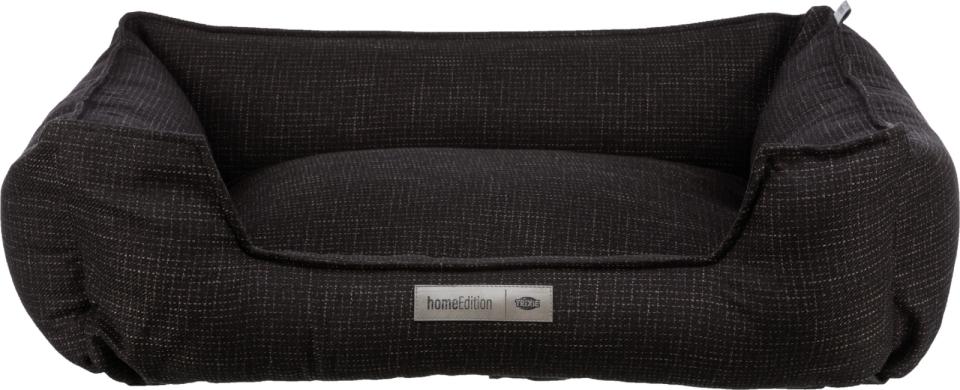 Hundeseng Talis firkantet - Lækker trendy Sort hundeseng