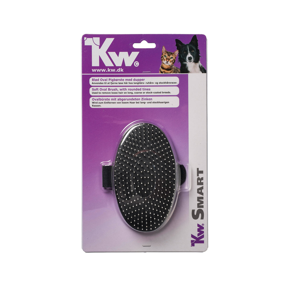Smart oval pigbørste m/ dupper