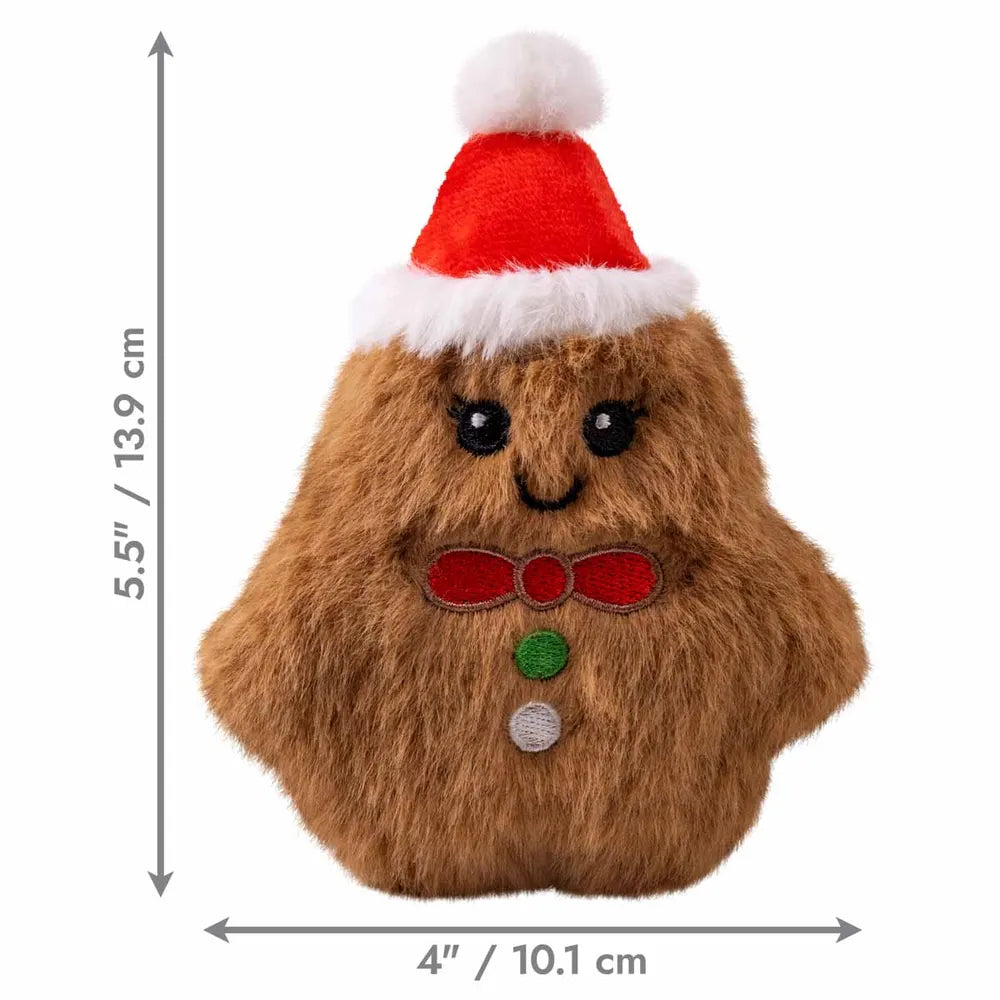 Hundebamse - Kong Holiday Snuzzles mini Gingerbread XS
