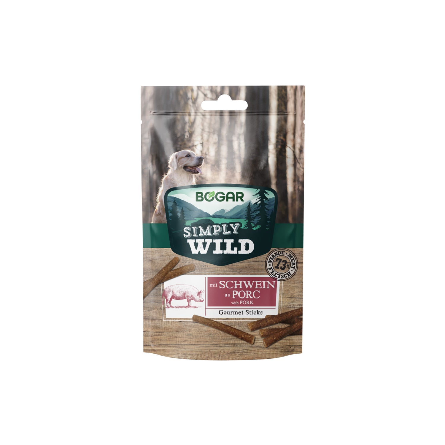 Simply Wild Sticks Pork – Smagfulde hundesnacks fra Bogar