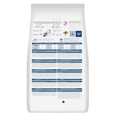 Hill's prescription diet z/d low fat - bagside