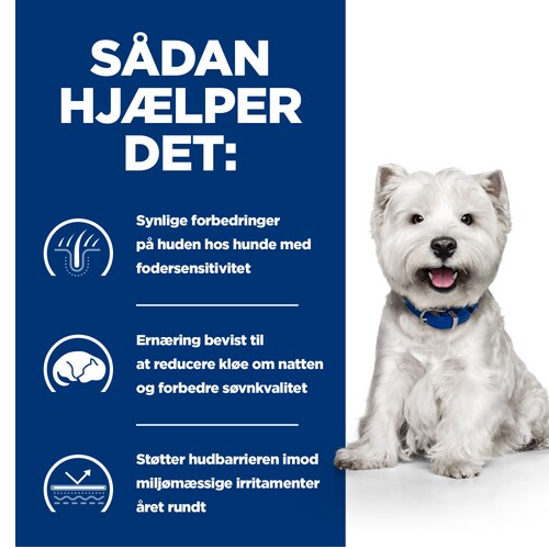 Hill's PRESCRIPTION DIET Derm Complete Mini Environmental/Food Sensitivities tørfoder til hunde med æg & ris