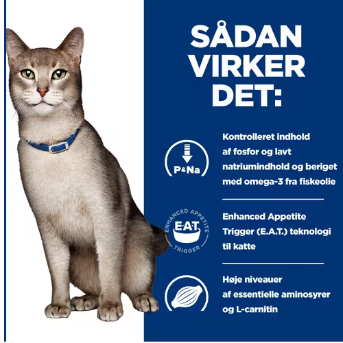 Hill's PRESCRIPTION DIET k/d Kidney Care tørfoder til katte med kylling eller tun