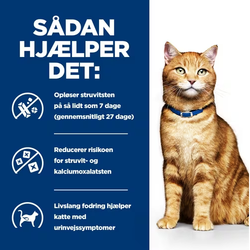 Hill's Prescription Diet c/d multicare kattemad med kylling. Til katte med urinvejsproblemer