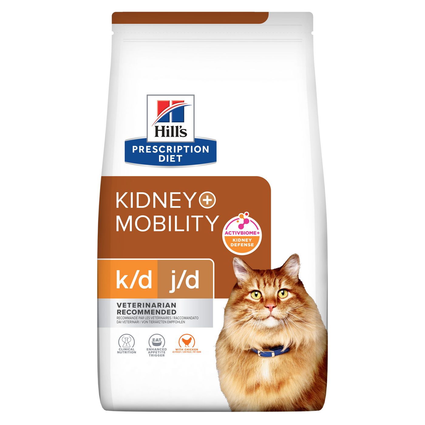 Hill's PRESCRIPTION DIET k/d + j/d Mobility tørfoder til katte med kylling