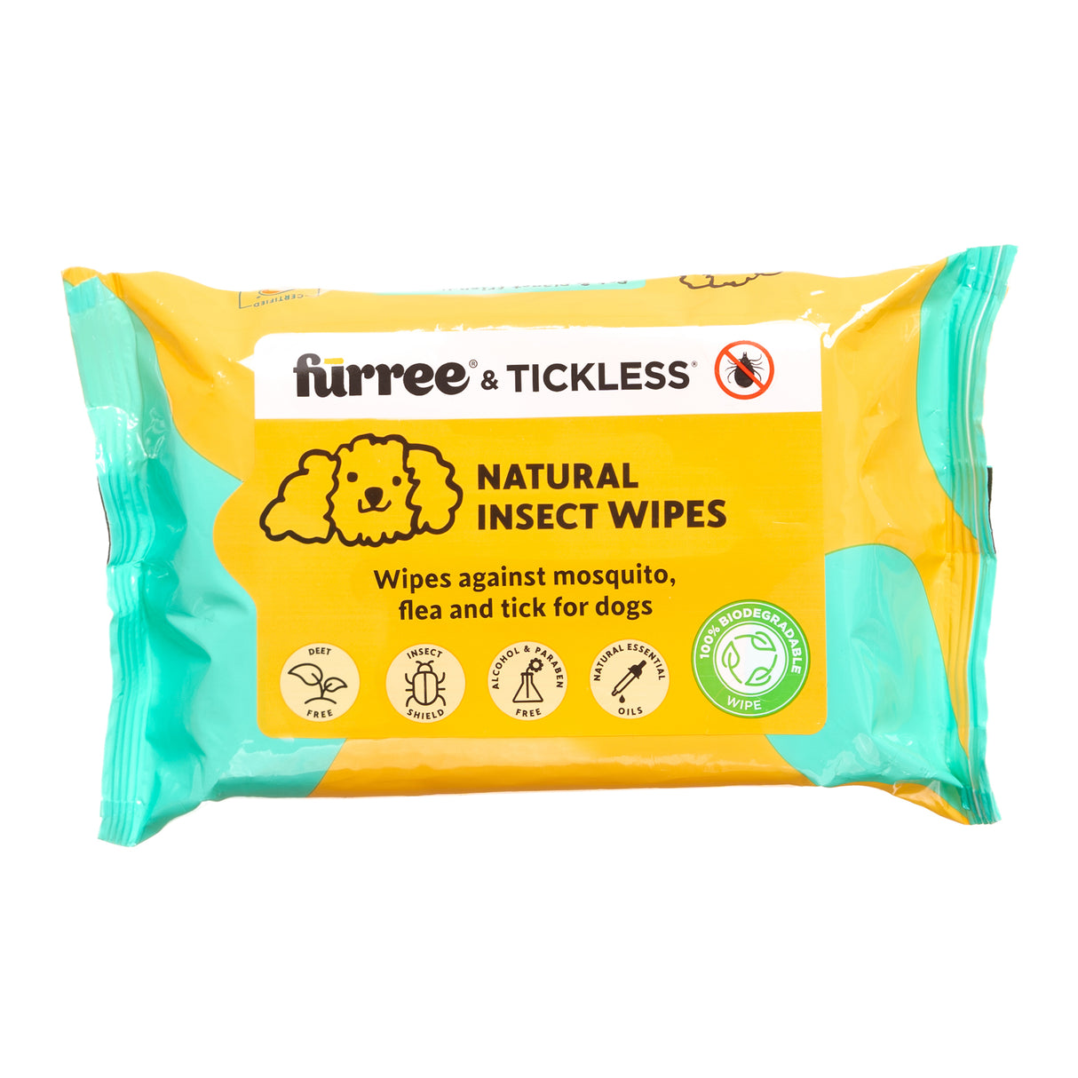 Flåter, myg & Lopper, INSECT WIPES - 100% Giftfri