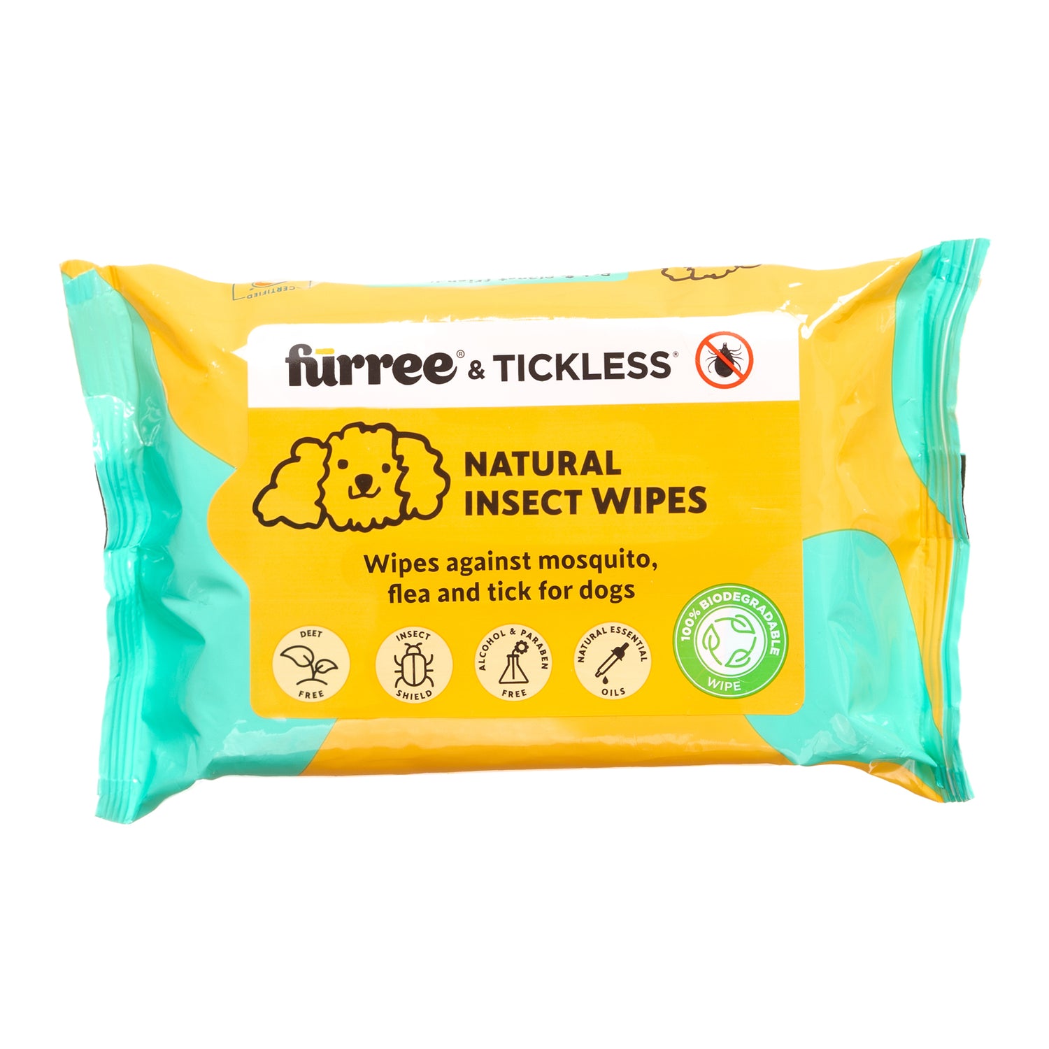 Flåter, myg & Lopper, INSECT WIPES - 100% Giftfri