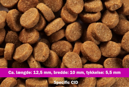Kibble shape og størrelse - CID
