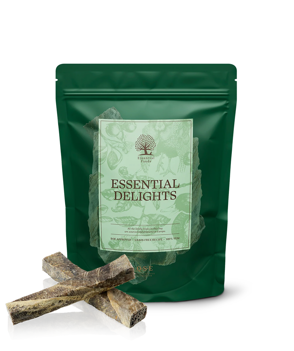 ESSENTIAL COD FISH DELIGHTS - Lækre FiskeSnacks 2 størrelser