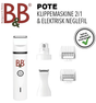 POTE OG NEGLE KLIPPEMASKINE FRA B & B 2I1