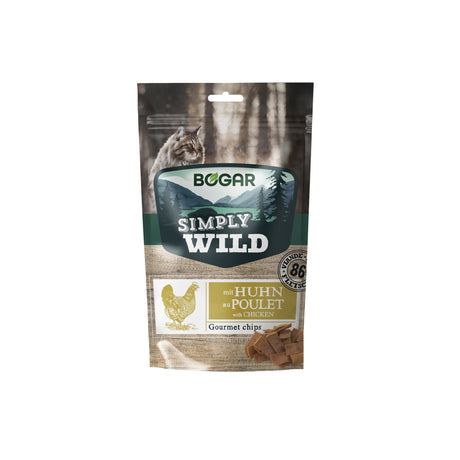 Simply Wild Meat Chips Chicken – Sprøde kyllingesnacks til katte