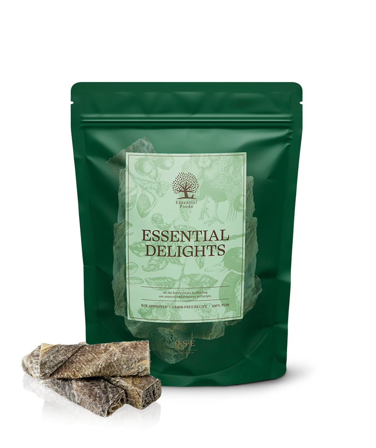 ESSENTIAL COD FISH DELIGHTS - Lækre FiskeSnacks 2 størrelser