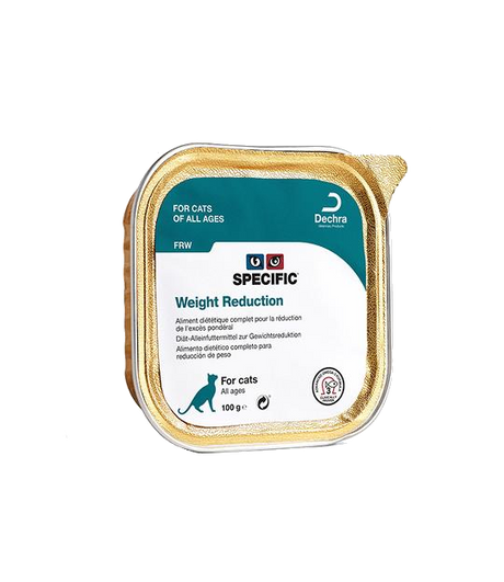 Specific FRW vådfoder til overvægtige katte - Weight Reduction 7x100g