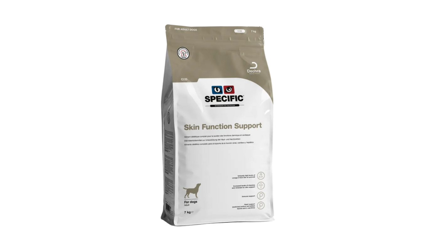 Specific COD Skin Function Support - hundefoder med ekstra omega-3 fra fiskeolie til hunde med hudproblemer