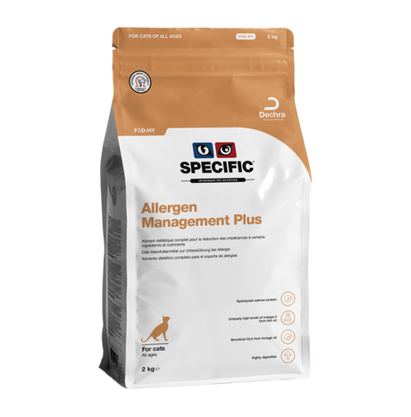 Specific FOD-HY kattemad til katte - Allergy Management Plus