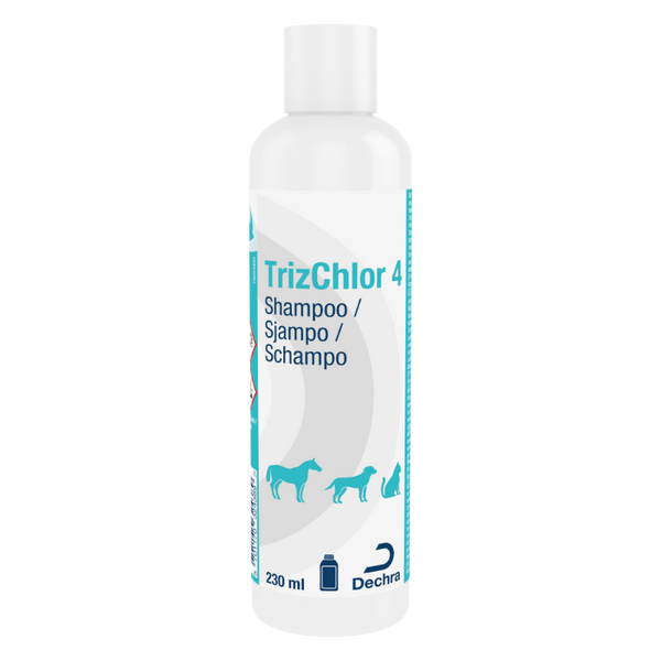 Dechra TrizChlor 4 Shampoo 230ml -  klorhexidinshampoo til hunde med hudinfektioner thumbnail