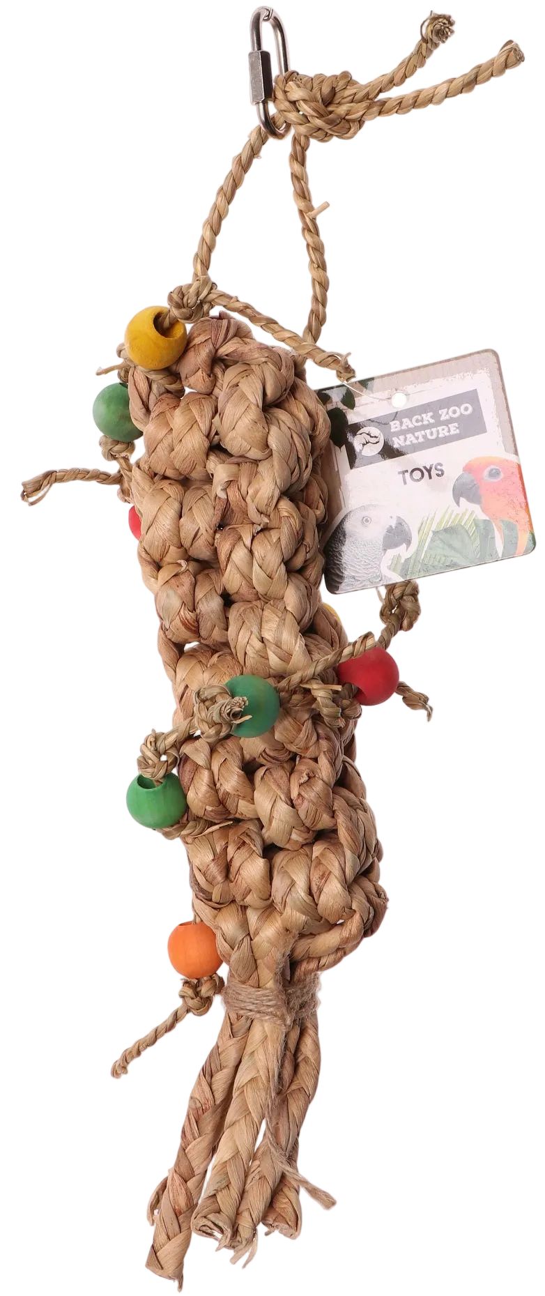 Woven Grass Pinata Large 37 cm - tilbehør til fuglebur til papegøjer og større burfugle