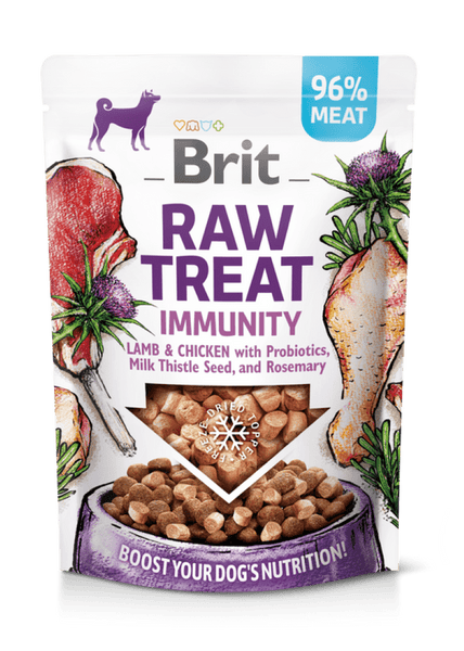 Brit Hundegodbidder RAW TREAT 96% kød, supplerende hundefoder thumbnail