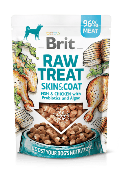 Brit Hundegodbidder RAW TREAT 96% kød, supplerende hundefoder thumbnail
