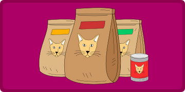 Tørfoder og vådfoder til katte og killinger