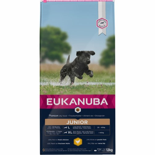 Eukanuba hvalpefoder Junior til store hunde
