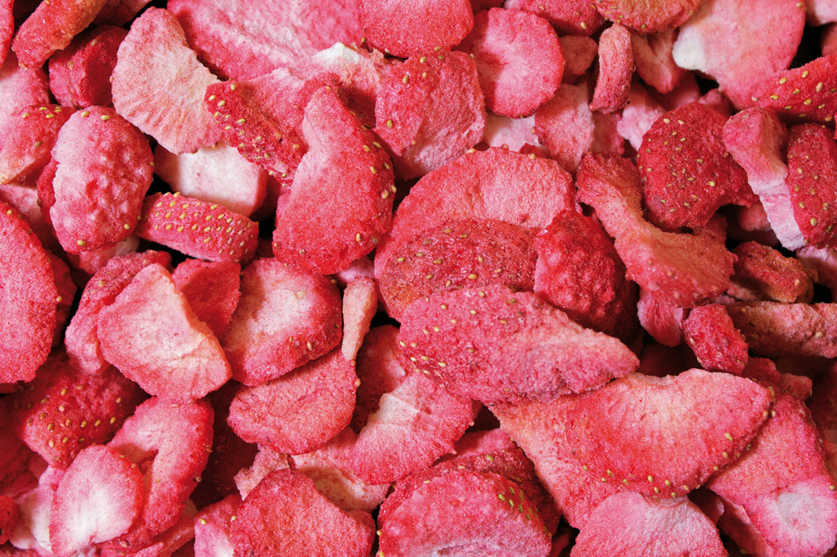 Gnaver Jordbærsnacks fra JR farm