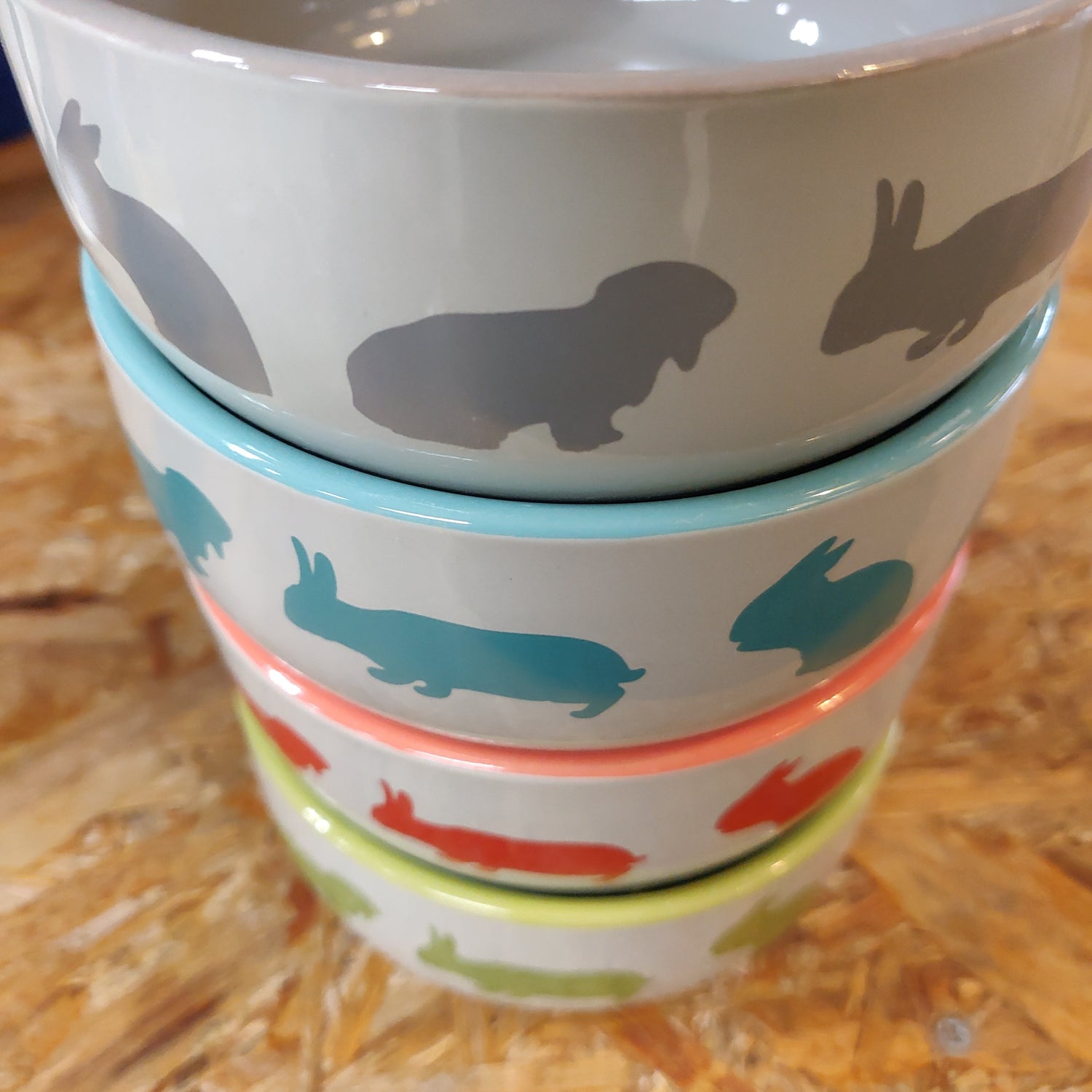 Keramikskål m.motiv til kanin