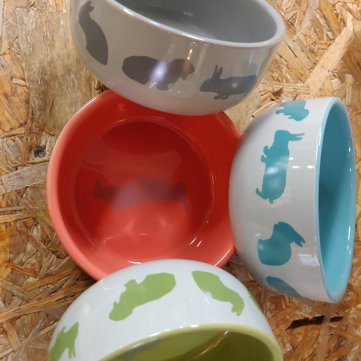 Keramikskål m.motiv til kanin