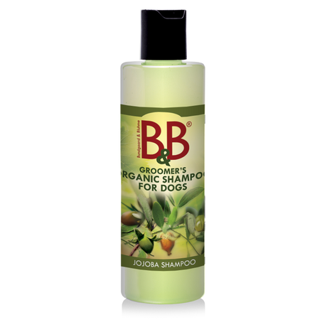 Pelspleje hund og kat - B&B økologisk hundeshampoo med Jojoba - Hvor kæledyr ville handle - Foderboxen.dk