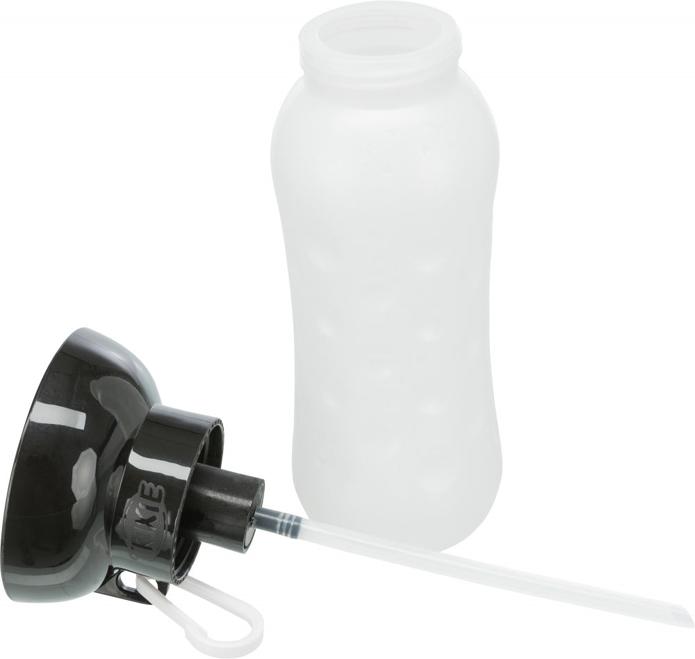 Vandflaske til gåturen, med skål 550 ml, flere farver