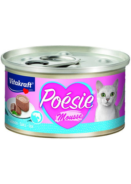 Se Vitakraft Poésie® Mousse med laks vådfoder til kat hos Os Med Kæledyr