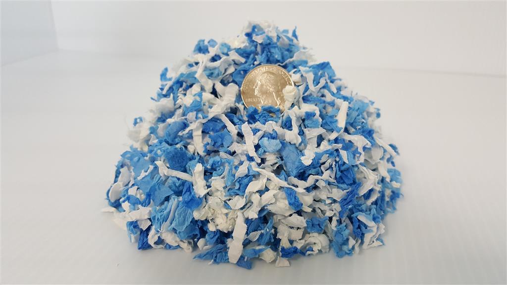 Bunddække 36L til mindre gnavere, ÜBER - Blå/Hvid