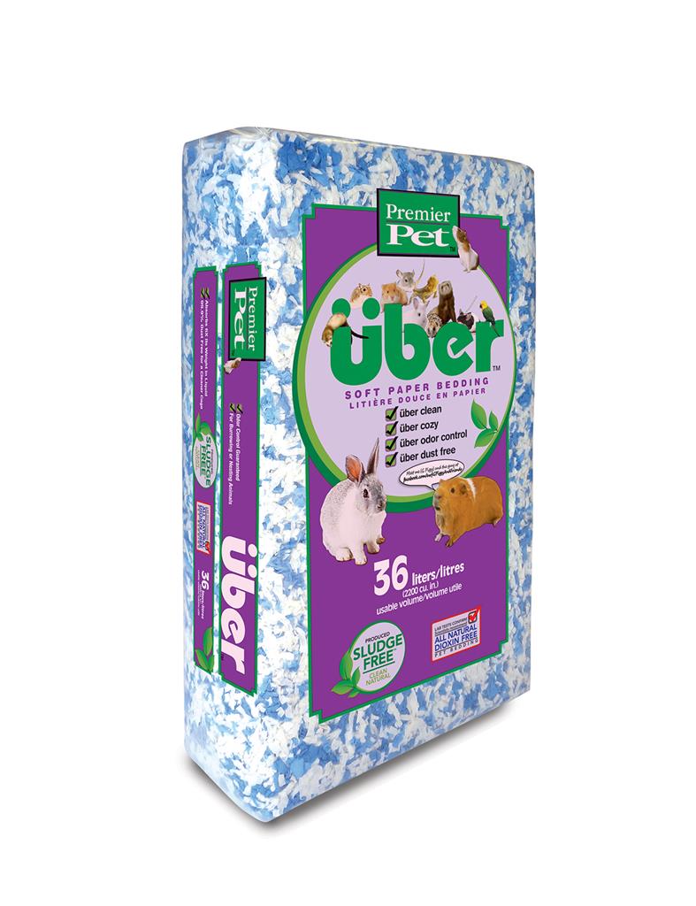 Bunddække 36L til mindre gnavere, ÜBER - Blå/Hvid