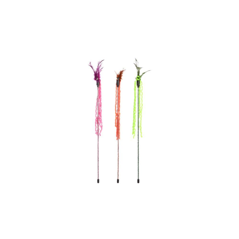 Drillepind pjusket & farverig 42 cm