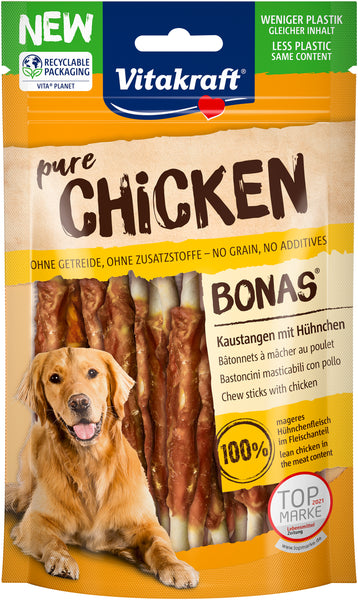 Billede af Vitakraft Vitakraft pure Chicken Bonas - Tyggepinde med rent kyllingekød hos Os Med Kæledyr