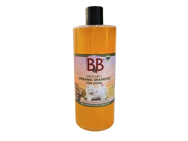 Se B&B Økologisk B&B økologisk hvalpeshampoo 0-8mdr. med mandelolie hos Os Med Kæledyr